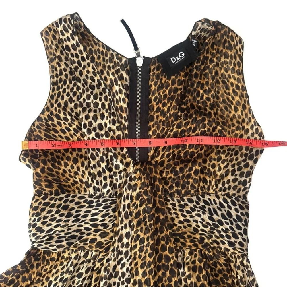 Dolce & Gabbana Silk Animal Print Top - Picture 10 of 12